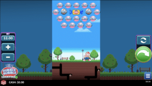 Screenshot of the new Dubble Bubble Lucky Tap online casino game at Hard Rock Bet NJ