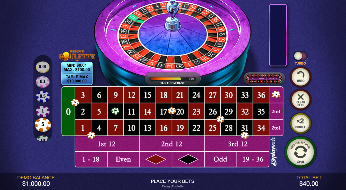 inside bets roulette